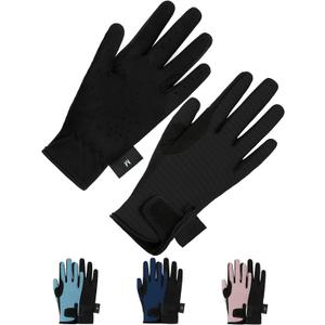 Thapower Kids Horse Riding Gloves Children Equestrian Kids Gloves Child Horseback Bike Gardening Boys & Girls Mittens Pony Youth Outdoor Mitts