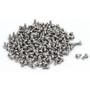 uxcell M2x4mm 304 Stainless Steel Button Head Torx Screws Bolts T6 Drive 200pcs
