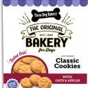 Three Dog Bakery Soft Baked Classic Cookies with Oats and Apple, Premium Treats for Dogs, 13 Ounce Box (114334) (EXP 12/09/27)