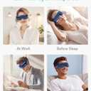 SKG Eye Massager with Heat, Bluetooth Heated Eye Massager for Relief with Vision Window Music, Soothing Eye Care to Relax Eyes, Best Gifts for Women Men