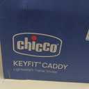 Chicco KeyFit Caddy Frame Stroller, Accepts All Chicco Infant Car Seats, Adjustable Handle, Parent Tray, Black/Black