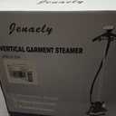 Steamer for Clothes, Jenaely 1500W Standing Garment Steamers, 35s Fast Heat-up, 80 Mins of Continuous Powerful Steam with 2.8L Water Tank, Pants Clip & Children's Clothing Hanger