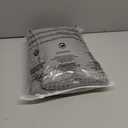 Queen Bed Skirt, Pleated Waffle Weave Bed Skirt with Split Corners, Tailored Dust Ruffle 14 Inch Drop Easy Fit, Machine Washable (Grey, Queen - 14" Drop)