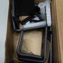 EaseLife Sliding Barn Door Bottom Floor Guide,U Shape,Flexible Adjustable Fit Distance,Flush Flat Bottom Design,Wall Mount System,for Door & Cabinet,Black,2 Pack