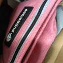 Hands Free Dog Leash with Waist Pack Bungee for Running Pink