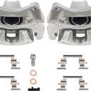 PAROD 18B5032 18B5033 Brake Caliper Fit for 2011-2014 Chrysler 200, 2007-2010 Cirrus, Chrysler Sebring, 2008-2014 Dodge Avenger, 2007-2012 Caliber, 2007-2017 Jeep Compass, Patriot Front Left and Right