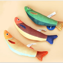 Cat Toys Saury Fish, 3 Pack, Catnip Crinkle Sound, Soft and Durable, Interactive Kitten Kicker for Indoor Kitty Exercise 9.4 Inches for All Breeds