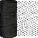 Bird Netting 7.5x65 Ft, 1/2In Mesh Heavy Duty Garden Netting Pest Barrier for Plants, Fruit Trees, Vegetables, Extra Strong Woven Mesh Netting, Animal Fencing Against Birds, Deer, Poultry