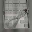 Lekvey Bluetooth Number Pad, Aluminum Rechargeable Wireless Numeric Keypad Slim 34Keys External Numpad Keyboard Data Entry for Laptop, MacBook, MacBook Air/Pro, iMac, Windows, Surface Pro  Silver