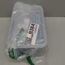 Mini Ice Cube Trays for Freezer - 0.6 IN Tiny Round Pebble Nugget Ice Mold Trays with Lid and Bin, Crushed Ice Trays Makes 104x4 pcs Ice balls - Easy Release Ice Maker for Cocktails, Drinks, Whisky