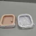 2 Pack Hair Tie Organizer BoxesPortable Travel Hair Accessory Storage Organizer for Girls Womens Hair Tie , Cotton Swab ,Small Items Accessories Holder Containers