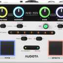 AVE-100 Vocal Effects Processor with Auto Pitch Correction/Harmony/Echo/Reverb, Smart Anti-Feedback & VocalErase OTG Recording Vocal Processor for Live Singing Streaming Home Studio