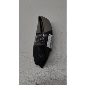 SEG Direct Black and Gray Microfiber Auto Car Steering Wheel Cover Universal 15 inch