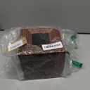 Rattan Tissue Box Cover Natural Woven Facial Napkin Holder Square (Honey Brown, 5.5x5.5x5.9 Inch)