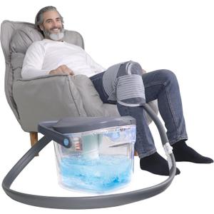 Cold Therapy System, Programable Timer, Wireless Remote, Double Walled Bucket, Post-Surgery Pain Reliever, Ice Therapy Machine for Knee After Surgery Cold Therapy System, Programable Timer, Wireless Remote, Double Walled Bucket, Post-Surgery Pain Reliever, Ice Therapy Machine for Knee After Surgery