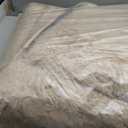 Amdrebio Beige Boho Large Fluffy Shag Area Rug 6x9 for Living Room Bedroom
