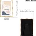 Metal Bow Picture Frame 5x7 Photo Frames with High Definition Glass Front Gift Ideas Tabletop Home Decorative,Gold