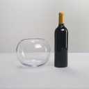 CYS EXCEL Glass Bubble Bowl (H-6" W-8", Approx. 3/4 Gal.) Small Fish Bowl Round Terrarium Vase Globe Flower Centerpiece for Weddings Events Arrangements