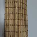 UNISHADES Cordless Bamboo Roman Shades for Windows, Blinds Size (35.5" W 64" H) Colour (Highfield Teak)