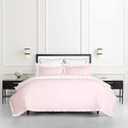 kate spade new york Sateen Ruffle Full/Queen Comforter Set, 300 Thread Count Cotton Sateen Reversible Cover, All Season 3 Piece Bedding, Machine Washable, Pink