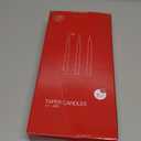 14 Pack Tall Red Taper Candles - 10 Inch Red Dripless, Unscented Dinner Candle - Paraffin Wax with Cotton Wicks - 8 Hour Burn Time.