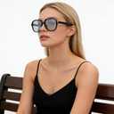 4 x Retro Aviator Sunglasses for Women Men 2026 Trendy Oversized Square 70s Tinted Sunnies Trending