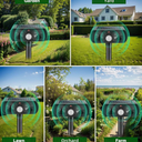 2 Pack 2025 Solar Ultrasonic Animal