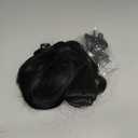 Synthetic Clip in Black Hair Extensions for Women, 6 PCS Natural Black Hair Extensions, Thick Hairpieces Double Weft Wavy Hairpieces, Soft Hair & Blends Well (20inch, 6pcs, Natural Black)