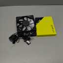 CORSAIR RS120 ARGB 120mm PWM Fans  Daisy-Chain Connection  Low-Noise  Magnetic Dome Bearing  Triple Pack  Black (3 x 120mm)