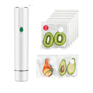 Vacuum Sealer, vacuum sealer for food, handheld vacuum sealer(Vacuum Sealers+ 10 reusable vacuum seal bags)