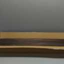 PHPH 36 Inch Wood Floating Shelves for Wall, Wooden Wall Shelves for Bedroom, Set of 4 Brown