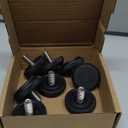 M8 Thread Levelers, 12 PCS Adjustable Furniture Feet, Screw in Leveling Feet for Table, Cabinets, Chairs, Stool Legs
