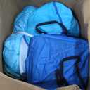 Bounce House Double Slides for Kids 3-10, Large Bounce Castle with Air Blower 550W, Pool, Jumping, Climbing, Balls, Ring Toss, Inflatable Water Park for Birthday Party Holiday Outdoor Indoor