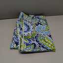 Magpie Fabrics Outdoor Tablecloth 60"x84" - Paisley Lapis Green