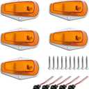 5PCS Truck LED Cab Marker Light, 12V Front Top Roof Running Lamp Assembly, Bright Top Clearance Signal Running Light, Compatible with F150 F250 F350 Super Duty Pickup Trucks