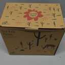 Elk and Friends Kids 7.8 Porcelain White Plates with Silicone Sleeves | Suitable for Babies/Toddlers | Microwave & Dishwasher Safe | Non Slip Dinnerware | Snack Dishes | 4 Pack (Blush/Lilac/Sage/MistyBlue)