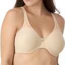 Bali Women's Minimizer Bras for Women - Passion for Comfort Underwire Bras - Adjustable Support, Plus Size Women (44DD)