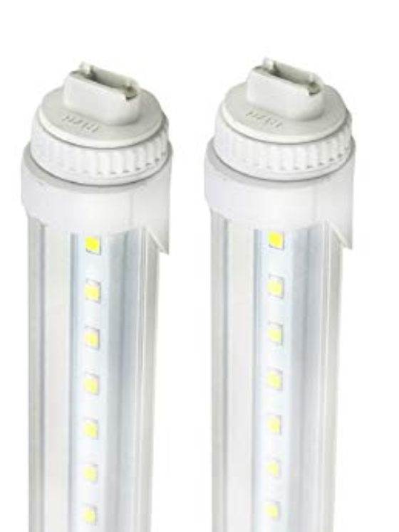R17D 4FT LED Tube Light,5500K White Color,20W F48T12/CW/HO Straight T12 Fluorescent for Vending Cooler Freezer Replacement Bulb (2-Pack 5500k)