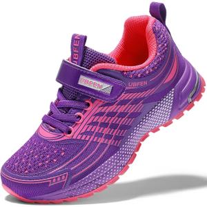 UBFEN Kids Sneakers Boys Girls Tennis Shoes for Running Athletic Walking Gym Sports Lightweight Breathable (2 Big Kid)