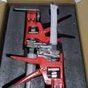 Labor Saving Arm Jack Handle 2 Pack, Construction Jack, Wall Tile Locator, Multi Function Height Adjustment Lifting Device, Door Panel Lifting Cabinet, Raised 10 in, Pair Dynamic Load 400 LB (Orange)