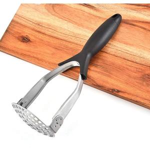 Stainless Steel Potato Ricer Masher with Non-slip Handle for Easy Mashing and Pressing Rust-resistant Kitchen Tool for Potatoes and Vegetables Easy to Clean for Home Use