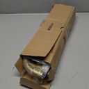 Gold Wrap Around Curtain Rods for Windows 48 to 90":Blackout Heavy Duty Adjustable Curtain Rod Room Darkening,Modern Industrial Curved French Return Metal Drapery Rods Easy Install,Brass Gold