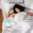 Bedsure Comforter Duvet Insert - Quilted Comforters Twin Size, All Season Duvet, Gentle Soft Down Alternative Bedding, with 8 Tabs, Gifts for Women/Men, White, Twin 88 x 68 Inches