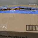 Masaca Pumpkin Color Comforter Queen Size(90"x95"),Shabby Boho Queen Bedding Ruched Comforter Set,3Pcs Ultra Soft Fluffy Brown Orange Ruffle Comforter Sets for Queen Bed