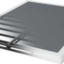 Low Profile Box Spring, Sturdy Metal Frame Mattress Foundation, Easy Assembly, Quiet & Noise-Free, Size Unknown