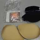 Set Of 2 Strapless Sticky Push-Up Bra for Women,Adhesive Invisible Backless Nipple Covers, Size F