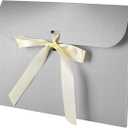 10pcs Paper Envelope Gift Bags with Ribbon Bowknot Holiday Envelope Party Gift Card Packaging Bag Wedding Presents Box for Underwear Silk Scarf Greeting Cards