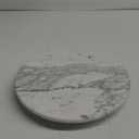 12'' Marble Lazy Susan for Countertop Kitchen Turntable Storage Turner countertop Organizer Convenient Serving Rotation Spinning Tabletop Organizer Swiveling Serving Tray Revolving Platter