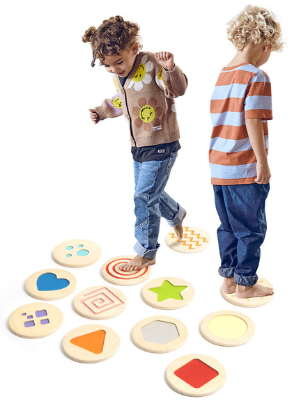 Stepping Stones Set 3 in 1 - Unique Patented Design, Inspired by Montessori