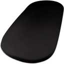 HonestBaby Organic Cotton Fitted Bassinet Sheet, Black, One Size (15" x 33", 1 Pack - Black)